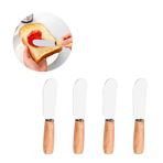 Imagen de Cuchillito de untar x 4 pc en blister-11,3cm.