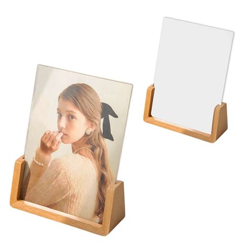 Imagen de Portaretrato con base de madera- vertical