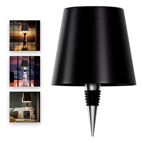 Imagen de Lámpara recargable Lámpara botella Táctil 3 luces Inalámbrica