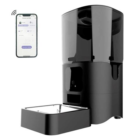 Imagen de Dispensador automático comida para mascota  Bluetooth