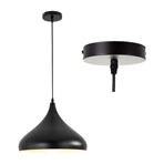 Imagen de Lámpara de techo colgante campana metal