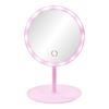 Imagen de Espejo led de mesa redondo con pie  USB