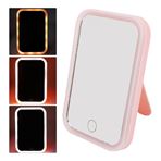 Imagen de Espejo de mesa rectangular con luz led - Carga USB