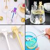 Imagen de Cuchara cucharita té o café Diseño gato para colgar en el borde de la taza - Acero Inox