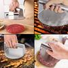 Imagen de Prensa Smasher para hamburguesas Smash 14cm Acero Inox