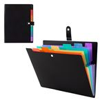 Imagen de Carpeta archivadora con broche y divisiones de colores