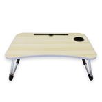 Imagen de Mesa de desayuno con porta tablet y porta  bebida