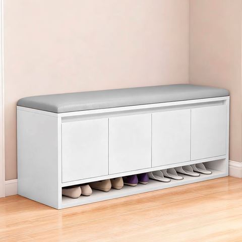 Imagen de Zapatera Banco con asiento Puertas y Estantes