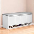 Imagen de Zapatero con asiento y puertas-120x43x35cm.