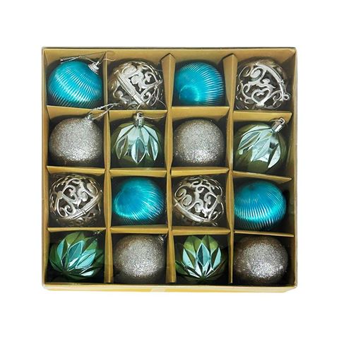 Imagen de Adornos Chirimbolos de Navidad 16 pcs Decoración Arbol Navidad