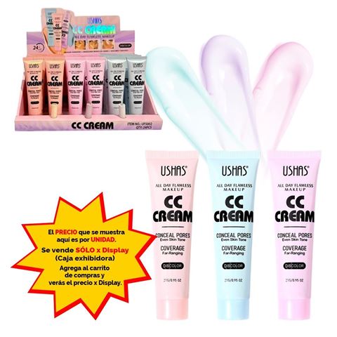 Imagen de Maquillaje liquido Ushas-base oculta poros-UFS002