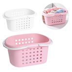 Imagen de Canasto plastico calado con  asas