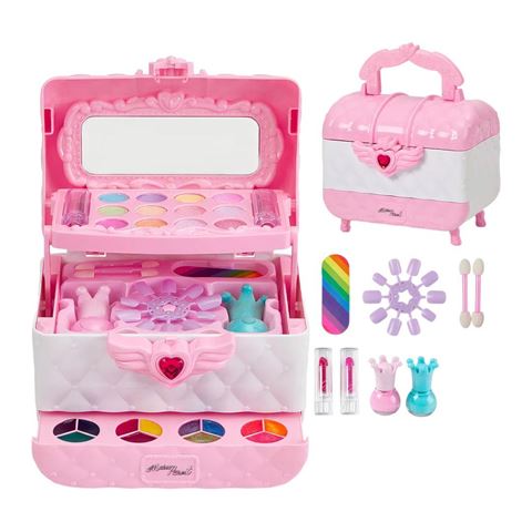 Imagen de Valija de maquillaje infantil - Set de belleza con accesorios