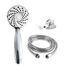 Imagen de Duchero roseta telefono ducha con colilla y soporte