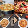Imagen de Pala para pizza plana recta - Acero inox con mango en madera