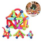 Imagen de Bloques magneticos en caja-64pcs