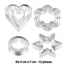 Imagen de Moldes Set x 12 Cortantes galletas - Repostería
