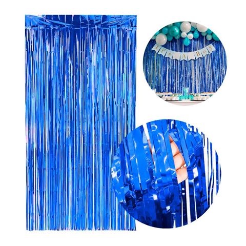 Imagen de Cortina Lluvia cotillon - Flecos metalizados