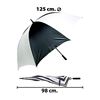 Imagen de Paraguas blanco y negro - 70cm.
