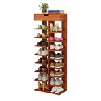 Imagen de Zapatera Organizador de calzado en madera con cajon y estante - 16 pares