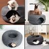 Imagen de Cama redonda para mascota con tunel