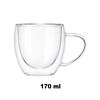 Imagen de Taza de vidrio doble pared 170 ml
