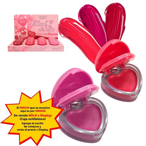 Imagen de 2 en 1 Ushas-rubor en crema+labial-UC159A