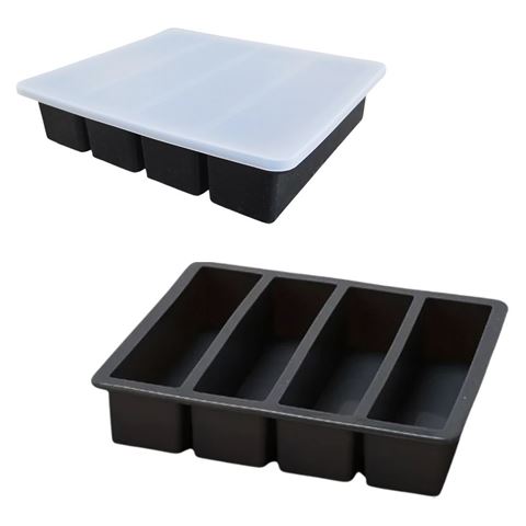 Imagen de Molde de silicona con tapa - Ideal para congelar sopa, salsas y otros ..