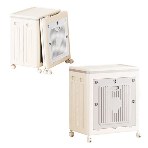 Imagen de Caja de almacenamiento plegable con ruedas