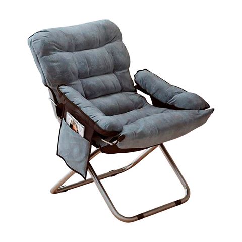 Imagen de Silla plegable reclinable acolchonada con bolsillo lateral