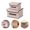 Imagen de Cajas plegables de tela para almacenamiento en set x 2
