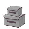 Imagen de Cajas plegables de tela para almacenamiento en set x 2