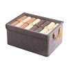 Imagen de Caja organizadora plegable de tela para almacenamiento con visor