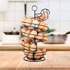 Imagen de Huevera soporte metálico - Organizador de huevos en espiral