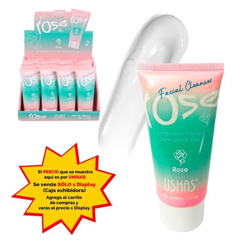 Imagen de Limpiador facial Ushas-Rosa-HA606-1