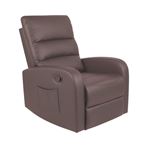 Imagen de Sillón reclinable Poltrona 3 posiciones c/Posapie y bolsillo lateral