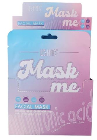 Imagen de Mascara facial Ushas-acido hialuronico