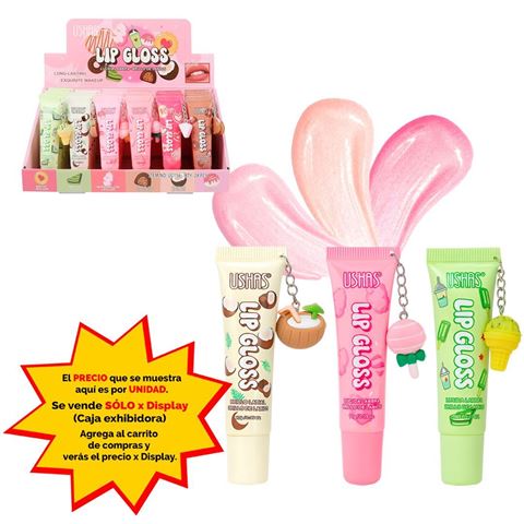 Imagen de Brillo labial Ushas con sabores-