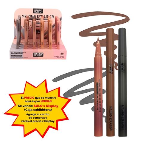 Imagen de Delineador Ushas de ojos fibra-UPE007
