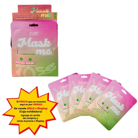 Imagen de Mascara facial Ushas-rosa
