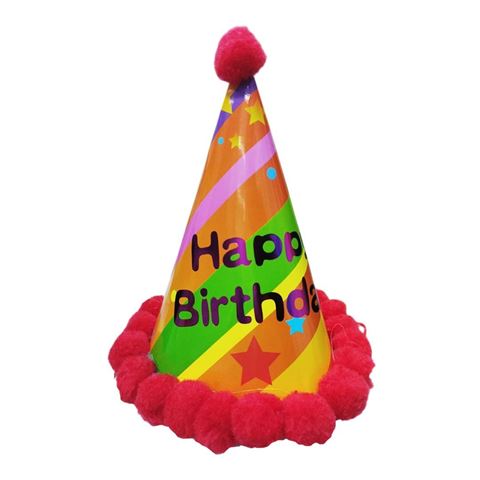 Imagen de Gorro para cumpleaños cono - Gorro cotillón cumpleaños infantil