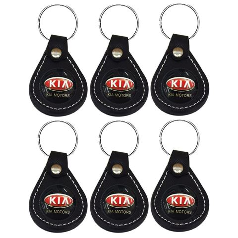 Imagen de Llaveros en cuero marca de autos x 6 unidades