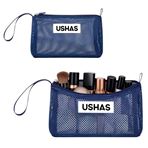 Imagen de Porta cosmeticos Ushas-transparente con cierre-21x13cm.