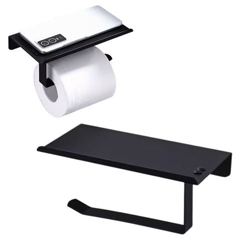 Imagen de Porta rollo de papel higiénico Con base estante para celular