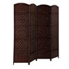Imagen de Biombo separador de ratan 4 hojas