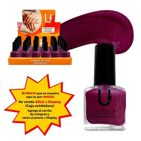 Imagen de Esmalte de uñas Ushas efecto gel-tono 052