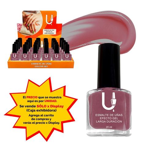 Imagen de Esmalte de uñas Ushas efecto gel-tono 082