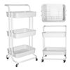 Imagen de Carrito organizador multiuso de 3 niveles con ruedas