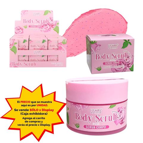 Imagen de Exfoliante corporal Ushas-Rosa-HA603-1