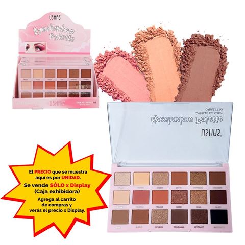 Imagen de Paleta Ushas 18 sombras- UES013-03